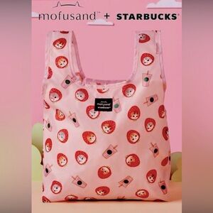 🆕 MOFUSAND x STARBUCKS Limited Edition Foldable Reusable Tote Bag